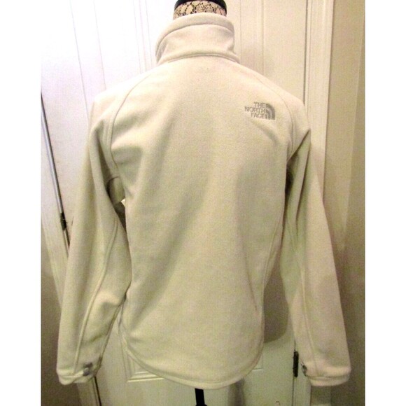 The North Face Glacier Fleece Jacket Winter White Full Zip Womens Size M - Picture 5 of 7